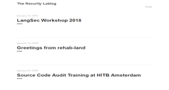 Desktop Screenshot of blog.recurity-labs.com